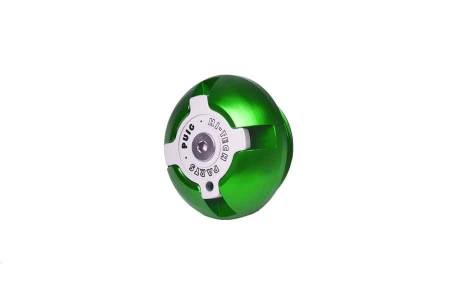 MOTOR - Plug oil cap PUIG verde M19x2,5