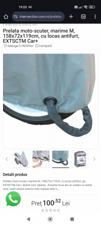 Prelata moto scuter husa exterior impermeabila [3]