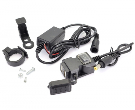 Prize usb/c - Priza dublu usb moto scuter ATV cu intrerupator
