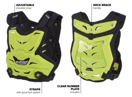 Protectie de piept POLISPORT PHANTOM LITE 8003700002 Alb [6]