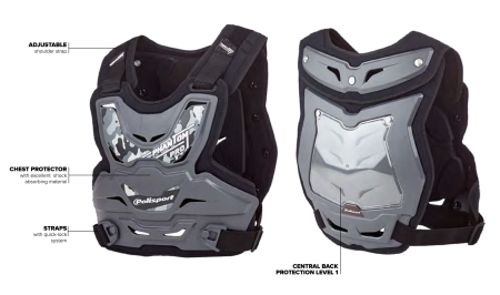 Protectie de piept POLISPORT PHANTOM PRO 8003900001 nardo grey [5]