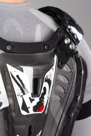 Protectie de piept POLISPORT XP2 ADULT with arm protectors clear/black [4]