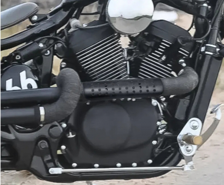 Protecție moto evacuare toba galerie teava ornament motocicleta [7]