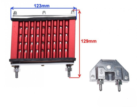 RĂCITOR ULEI MOTOR FMB MOTO RADIATOR [1]
