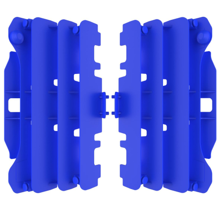 SUSPENSIE CADRU - Radiator louvers POLISPORT blue Yam 98