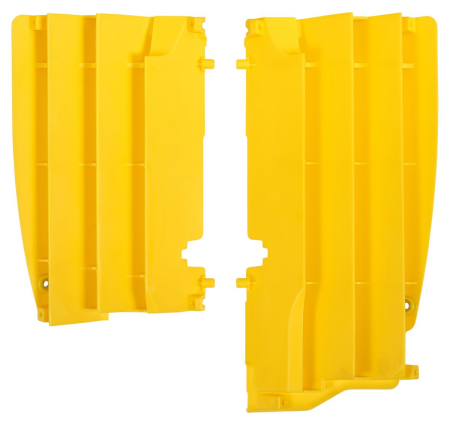 SUSPENSIE CADRU - Radiator louvers POLISPORT yellow RM 05
