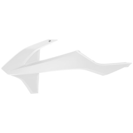 SUSPENSIE CADRU - Radiator scoops POLISPORT (pereche) Alb