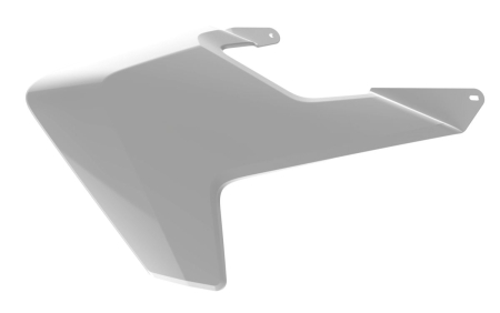 Protectii cadru / motor - Radiator scoops POLISPORT (pereche) Alb