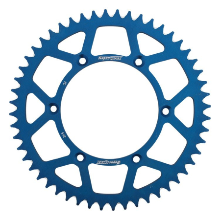 TRANSMISIE - Rear ALU sprocket SUPERSPROX Albastru 52T, 520