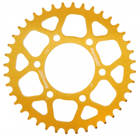 TRANSMISIE - Rear ALU sprocket SUPERSPROX auriu 40T, 520