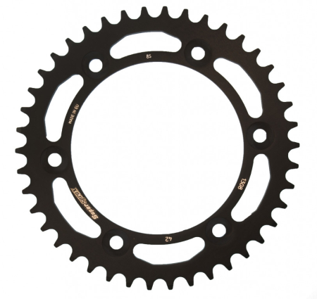 TRANSMISIE - Rear ALU sprocket SUPERSPROX Negru 42T, 520