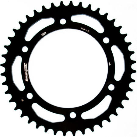 TRANSMISIE - Rear ALU sprocket SUPERSPROX Negru 44T, 520