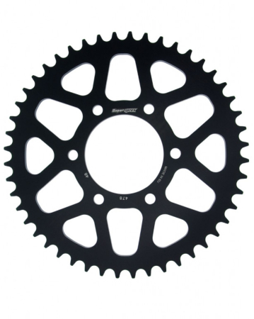 Transmisie  lant - Rear ALU sprocket SUPERSPROX Negru 48T, 520