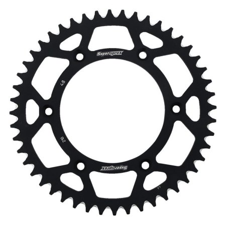 TRANSMISIE - Rear ALU sprocket SUPERSPROX Negru 48T, 520