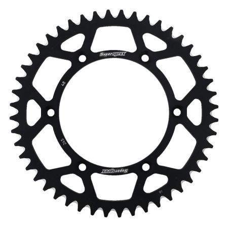 TRANSMISIE - Rear ALU sprocket SUPERSPROX Negru 48T, 520