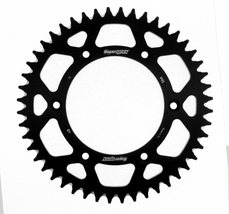 TRANSMISIE - Rear ALU sprocket SUPERSPROX Negru 48T, 520