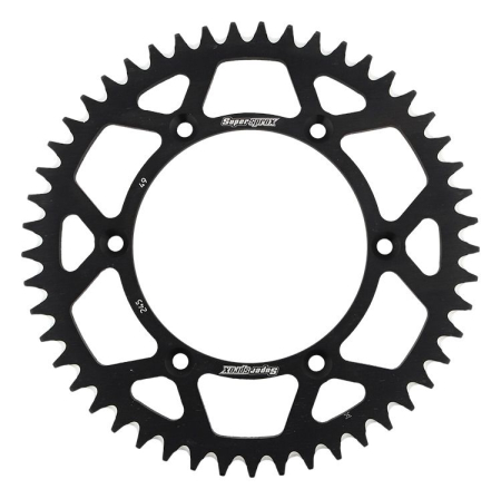 TRANSMISIE - Rear ALU sprocket SUPERSPROX Negru 49T, 520