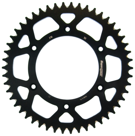 TRANSMISIE - Rear ALU sprocket SUPERSPROX Negru 50T, 520
