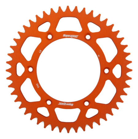 TRANSMISIE - Rear ALU sprocket SUPERSPROX portocaliu 48T, 520