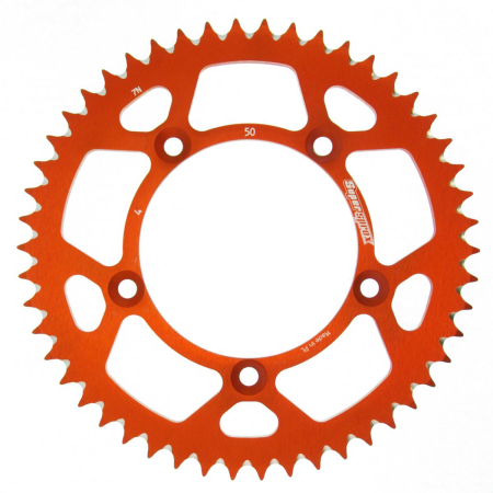 TRANSMISIE - Rear ALU sprocket SUPERSPROX portocaliu 50T, 420