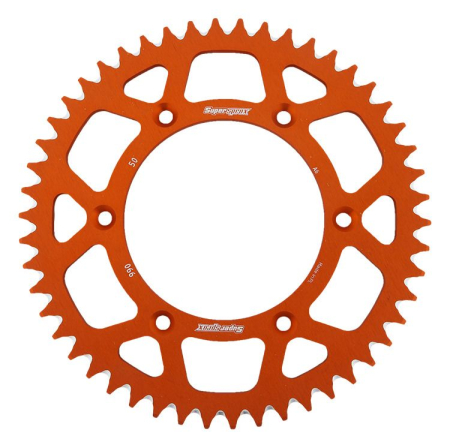 TRANSMISIE - Rear ALU sprocket SUPERSPROX portocaliu 50T, 520