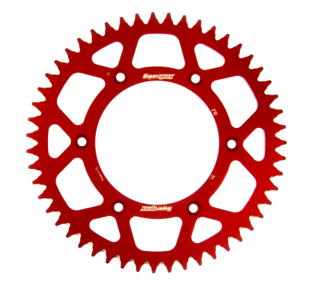 TRANSMISIE - Rear ALU sprocket SUPERSPROX Rosu 51T, 520
