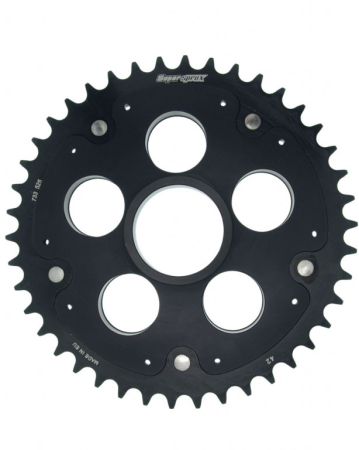 TRANSMISIE - Rear sprocket STEALTH with alloy disc SUPERSPROX STEALTH with alloy disc Negru 42T, 520