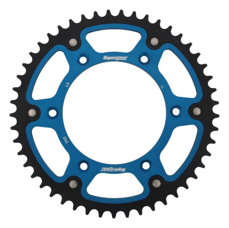 TRANSMISIE - Rear sprocket SUPERSPROX STEALTH Albastru 49T, 520