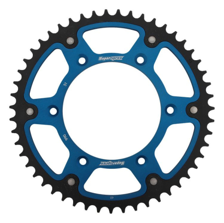 TRANSMISIE - Rear sprocket SUPERSPROX STEALTH Albastru 51T, 520