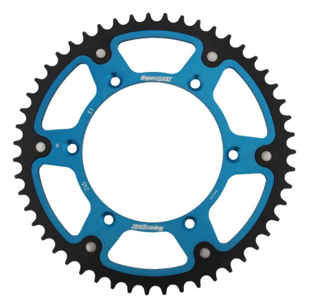 TRANSMISIE - Rear sprocket SUPERSPROX STEALTH Albastru 51T, 520