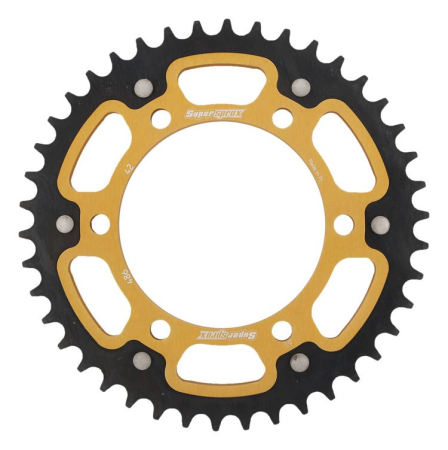 TRANSMISIE - Rear sprocket SUPERSPROX STEALTH auriu 42T, 520