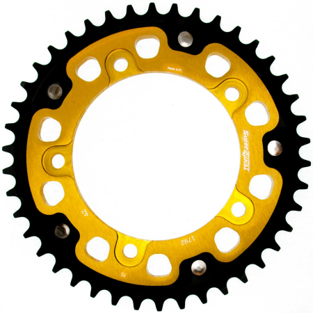 TRANSMISIE - Rear sprocket SUPERSPROX STEALTH auriu 42T, 525