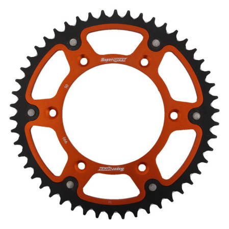 TRANSMISIE - Rear sprocket SUPERSPROX STEALTH portocaliu 50T, 520