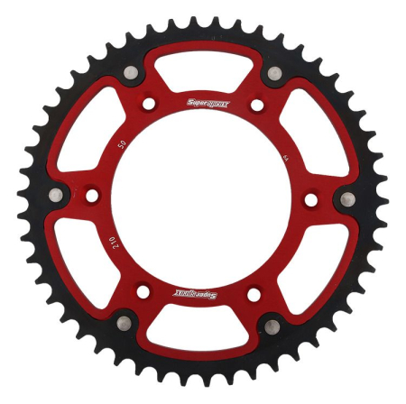 TRANSMISIE - Rear sprocket SUPERSPROX STEALTH Rosu 50T, 520