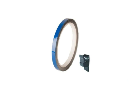 SUSPENSIE CADRU - Rim strip PUIG 4542A blue reflective 7mm x 6m (with aplicator)