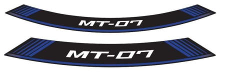 SUSPENSIE CADRU - Rim strip PUIG MT-07 Albastru set of 8 rim strips