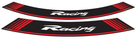 SUSPENSIE CADRU - Rim strip PUIG RACING Rosu set of 8 rim strips