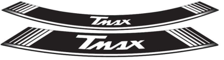 SUSPENSIE CADRU - Rim strip PUIG T-MAX Alb set of 8 rim strips