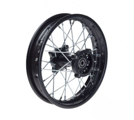 Roti complete - Roata completa spate, janta 1.85-12" moto cross  negru