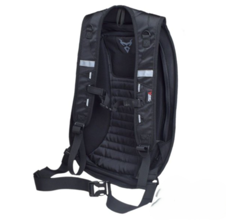 Rucsac moto semirigid negru carbon [1]