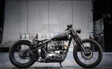 Sa bobber chopper custom harley cafe moto scaun kit solo [4]