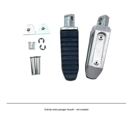 Set scarite - Scarite moto pasager/spate Suzuki - set complet, compatibile cu multiple modele