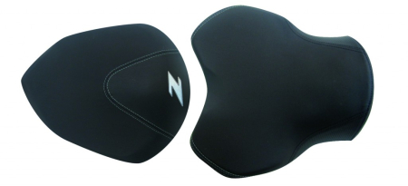 Scaun confort SHAD negru, cusaturi gri inchis [1]