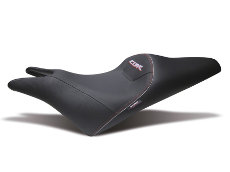SUSPENSIE CADRU - Scaun confort SHAD negru, cusaturi rosii