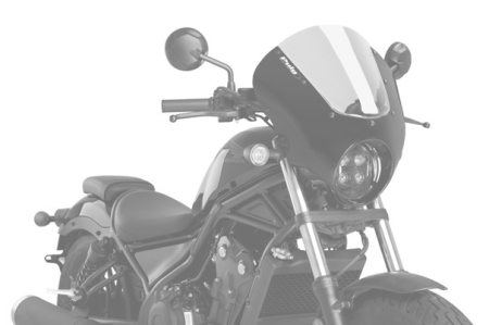 Parbriz - Semifairing PUIG DARK NIGHT dark smoke