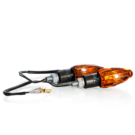 Set semnalizari - Semnale bec normal (2 buc) MOTION STUFF carbon brat scurt
