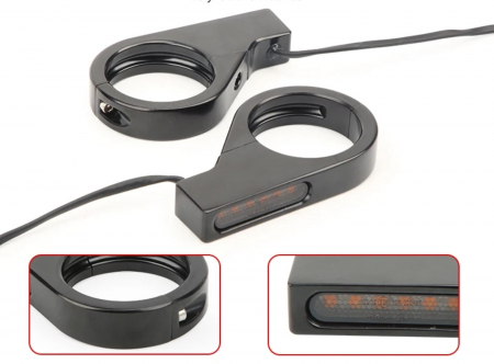 Semnale moto furca custom led semnalizari aluminiu [3]