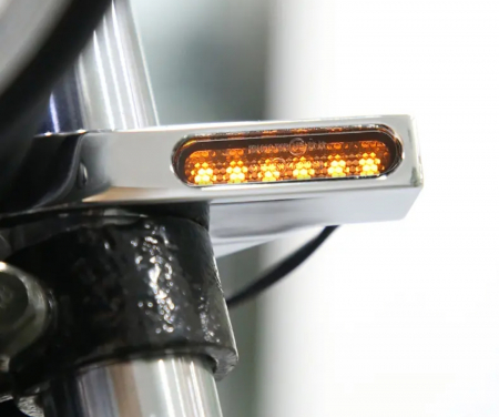 Semnale moto furca custom led semnalizari aluminiu [6]