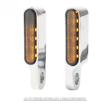 Set semnalizari - Semnale moto prindere pe suporți oglinzi custom led semnalizari aluminiu secventiale