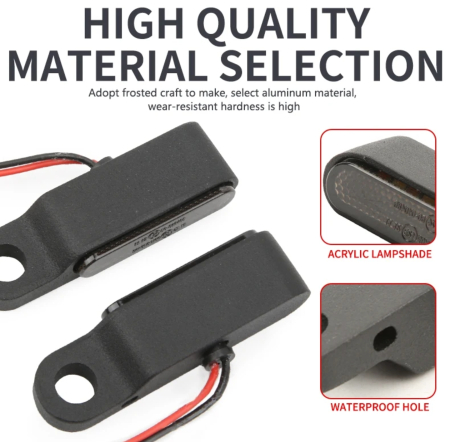 Semnale moto prindere pe suporți oglinzi custom led semnalizari aluminiu secventiale [1]